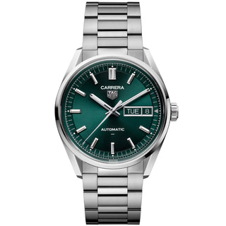TAG Heuer - Carrera 41 mm Day-Date Automatic Green Sunray Dial - WDA2115.BA0043