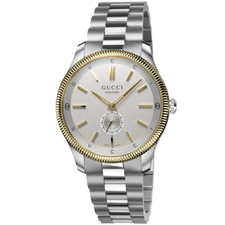 GUCCI G-Timeless 40 mm Automatic Two-Tone Steel Gold Bezel - YA126390