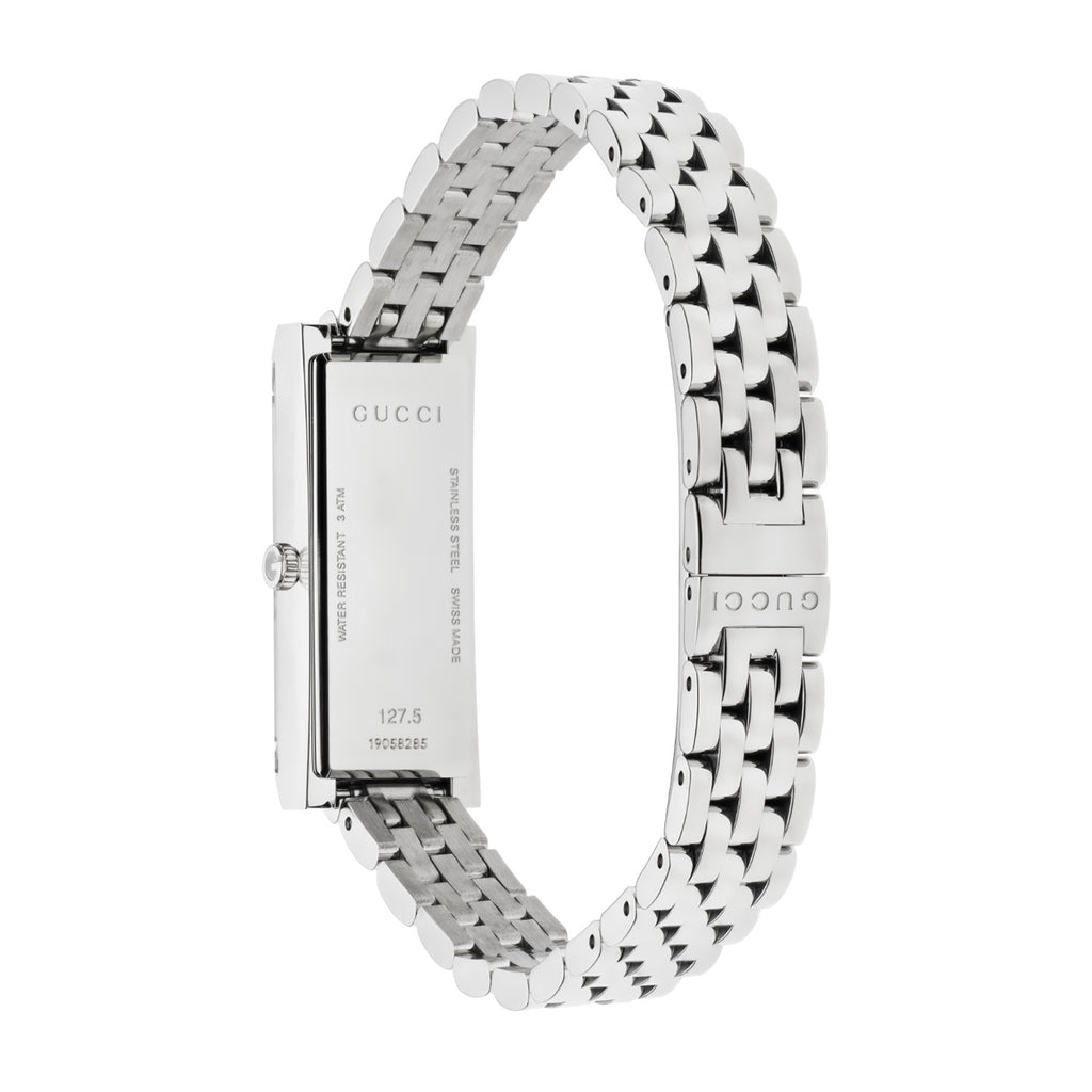 Gucci G-Frame 34 mm Blue Diamond Dial Rectangular - YA127517