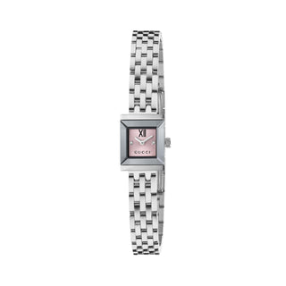 Gucci G-Frame 18 mm Pink Diamond Dial - YA128539