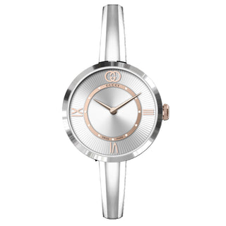 GUCCI Model 2000 Steel 24 mm Case Silver Guilloche Dial - YA167513