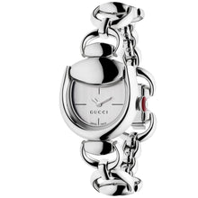 Load image into Gallery viewer, Gucci Horsebit Bracelet Silver Dial 27x25 mm - YA168503