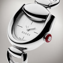 Load image into Gallery viewer, Gucci Horsebit Bracelet Silver Dial 27x25 mm - YA168503