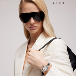Gucci Horsebit Bracelet Silver Dial 27x25 mm - YA168503