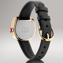 Load image into Gallery viewer, Gucci Horsebit Leather Strap Yellow Gold Plated 27x25 mm - YA168505