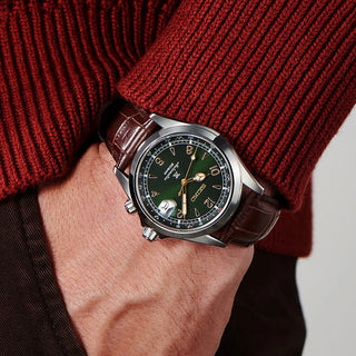 Seiko - Alpinist 1959 Green Dial Date Compass Steel - SPB121