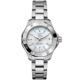 TAG Heuer - Aquaracer 34 mm Women's Solargraph MOP Dial - WBP1312.BA0005