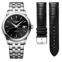 Load image into Gallery viewer, Longines - Flagship Classic 40 mm Black - L49844596 + Strap CL682160032