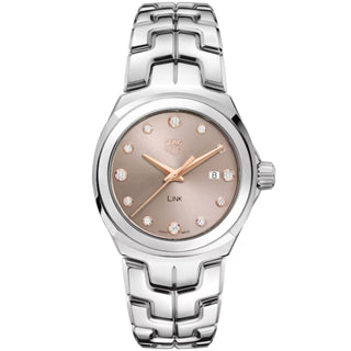 TAG Heuer - Link 32 mm Women's Beige Diamond Dial - WBC131E.BA0649