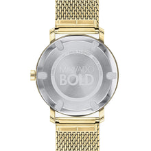 Load image into Gallery viewer, Movado - Bold 40 mm Yellow Gold Ion Plated Mesh Bracelet - 3600560
