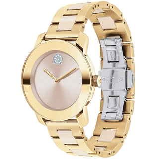 Movado - Bold 36 mm Ceramic Pale Yellow Gold Case - 3600640