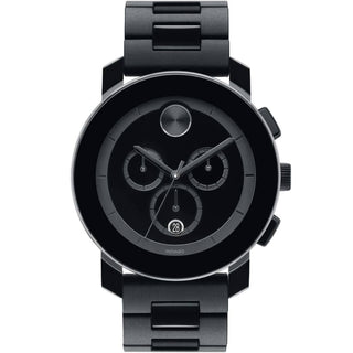 Movado - Bold Black 43 mm Case & Bracelet Chronograph - 3600048