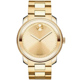 Movado - Bold Yellow Gold 42 mm XL Ion-Plated Case & Bracelet - 3600258