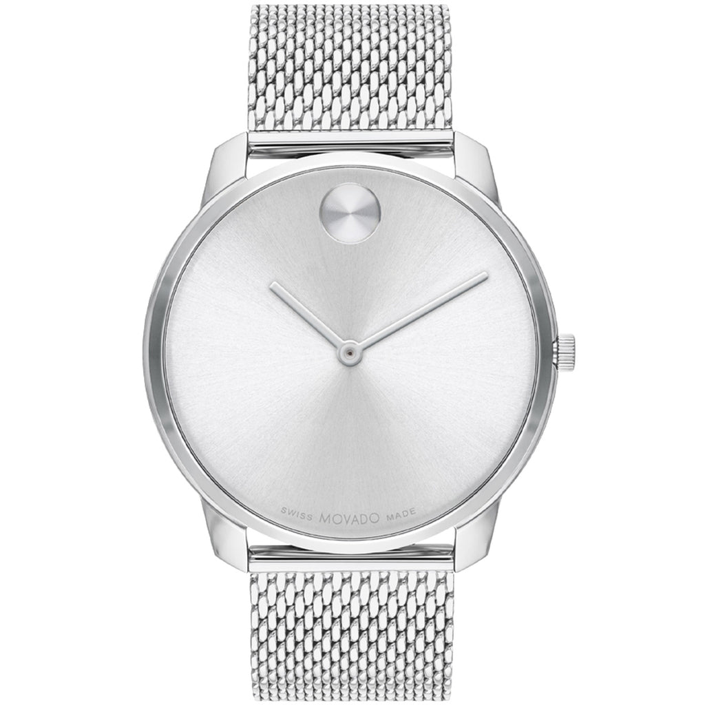Movado - Bold 42 mm Thin Stainless Steel Case & Mesh Bracelet - 3600589