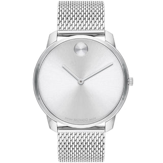 Movado - Bold 42 mm Thin Stainless Steel Case & Mesh Bracelet - 3600589