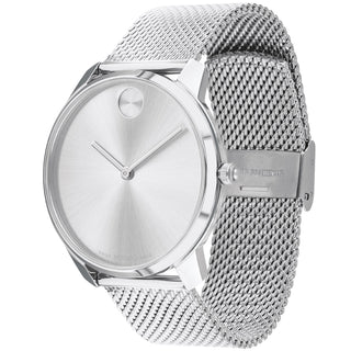 Movado - Bold 42 mm Thin Stainless Steel Case & Mesh Bracelet - 3600589