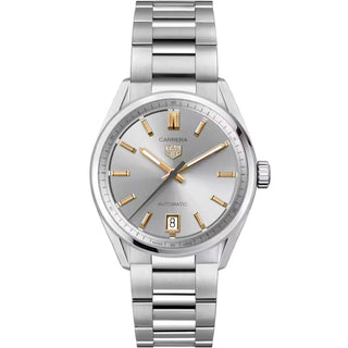 TAG Heuer - Carrera 36 mm Automatic Steel Rose Gold Numerals & Hands - WBN2310.BA0001