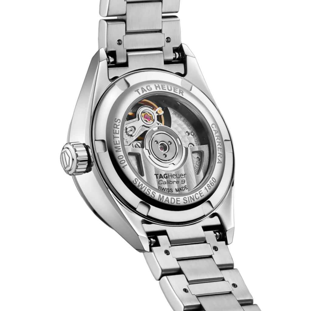 Tag Heuer - Carrera Women's 29 mm Mother of Pearl Diamond Dial Automatic - WBN2412.BA0621