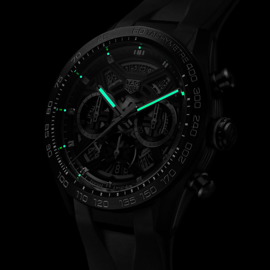 TAG Heuer - Carrera 44 mm Chronograph Extreme Sport DLC Titanium Black - CBU2080.FT6274