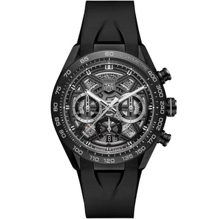 TAG Heuer - Carrera 44 mm Chronograph Extreme Sport DLC Titanium Black - CBU2080.FT6274