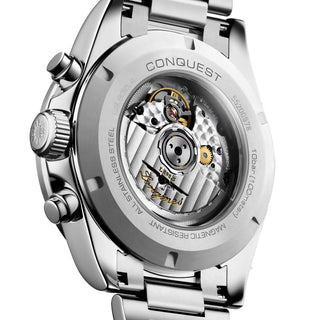 Longines - Conquest 42 mm Chronograph Stainless Steel Blue Dial - L38354926