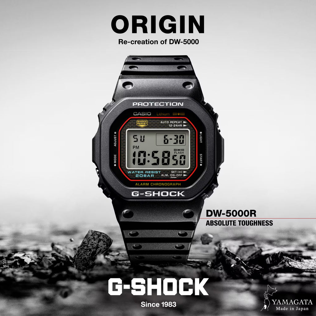 Casio - G-shock 5000 Series Original 40th Anniversary - DW5000R-1A