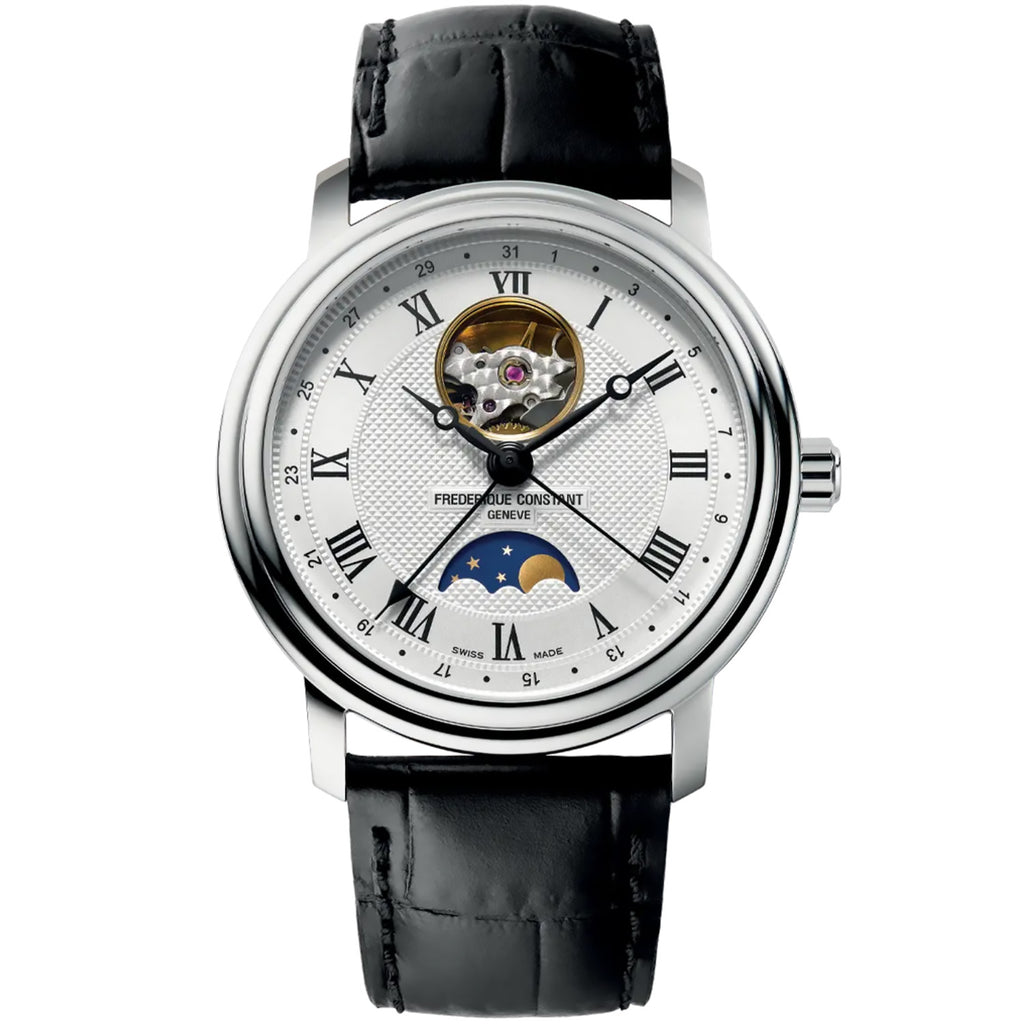 Frederique Constant - Classics Heart Beat Moon-Phase Silver Dial Date - FC-335MC4P6