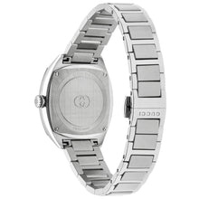 Load image into Gallery viewer, Gucci Interlocking M3 Diamond Dial Steel Bracelet - YA142510