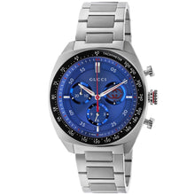 Load image into Gallery viewer, Gucci Interlocking Chronograph Blue Dial Steel Case &amp; Bracelet - YA142317