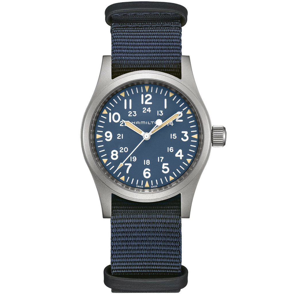 Hamilton - Khaki Field 38 mm Mechanical Blue Dial Stainless - H69439940