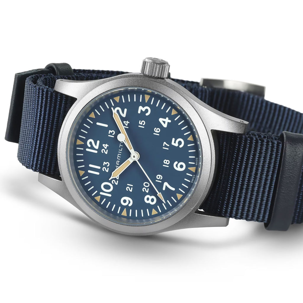 Hamilton - Khaki Field 38 mm Mechanical Blue Dial Stainless - H69439940