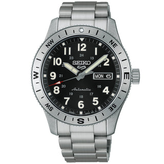 Seiko - Seiko 5 Field Series Compass Bezel Black Dial - HDB006