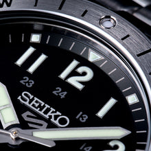 Load image into Gallery viewer, Seiko - Seiko 5 Field Series Compass Bezel Black Dial - HDB006