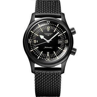 Longines - Legend Diver PVD Coated Black Case & Dial - L37742509
