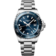Load image into Gallery viewer, Longines - HydroConquest GMT 41 mm Blue Dial Stainless Bracelet - L37904966