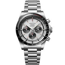 Load image into Gallery viewer, Longines - Conquest 42 mm Chronograph Silver &amp; Black Dial - L38354726