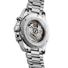 Load image into Gallery viewer, Longines - Conquest 42 mm Chronograph Silver &amp; Black Dial - L38354726