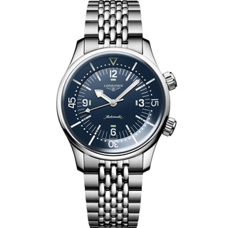 Longines - Legend Diver 39 mm Blue Dial Steel Bracelet - L37644906