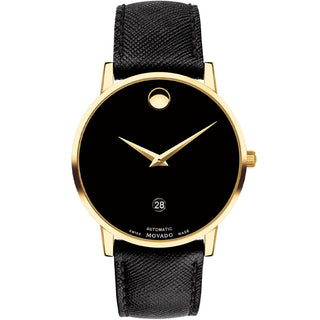 Movado - Museum Classic 40 mm Automatic Yellow Gold PVD - 0607566