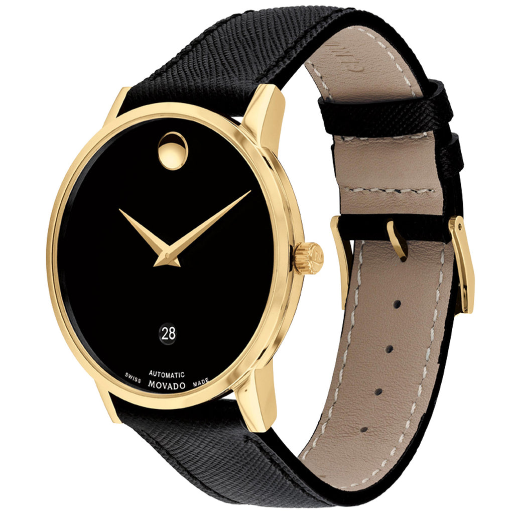 Movado - Museum Classic 40 mm Automatic Yellow Gold PVD - 0607566