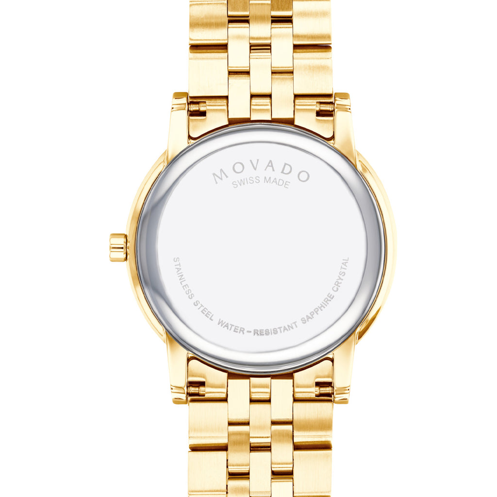 Movado - Museum Classic 40 mm Yellow Gold PVD Bracelet - 0607203