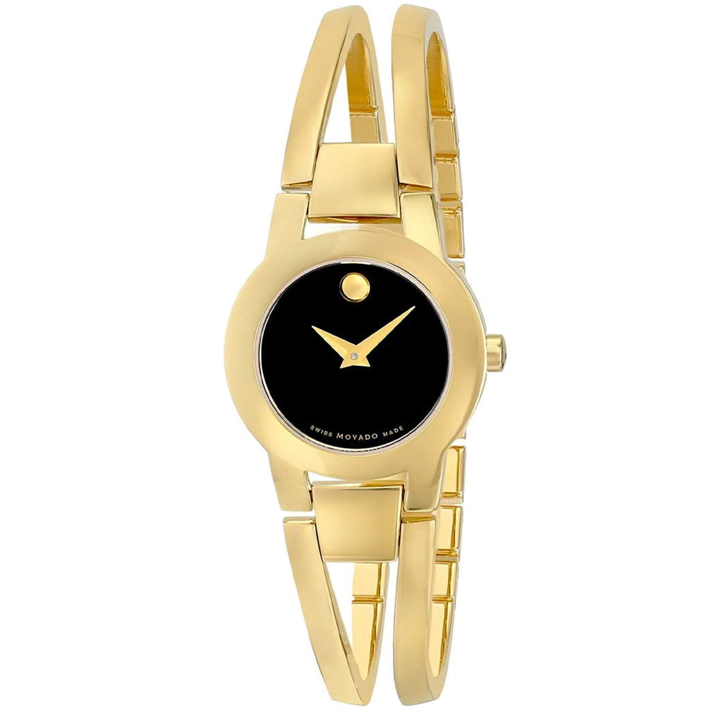 Movado - Amorosa Bangle Yellow Gold Plated Women's Watch - 604758