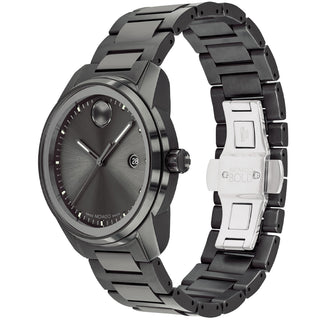 Movado - Bold Verso 42 mm Gunmetal Ion-Plated Case & Link Bracelet Date - 3600860