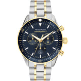 Movado - Heritage Calendoplan 42 mm Chronograph Blue Dial Two-tone - 3650126