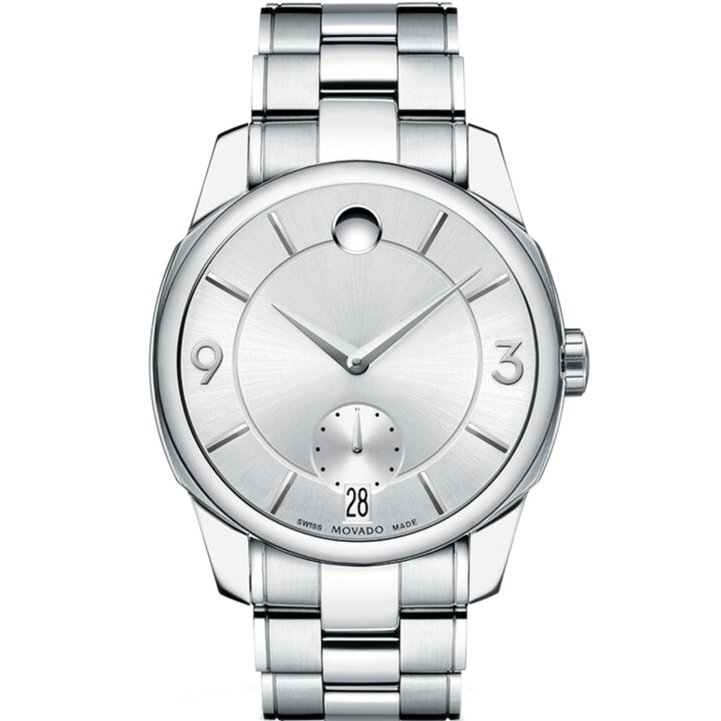 Movado - LX 42 mm Stainless Steel Case & Link Bracelet - 606627