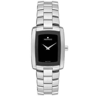 Movado - Eliro 23 mm Stainless Steel Rectangular Women's Watch - 605378