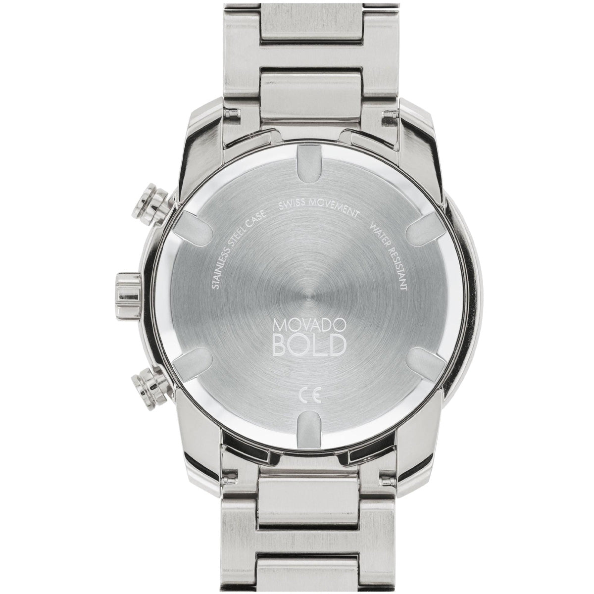 Movado - Bold Verso 44 mm Chronograph Blue Dial & Bezel Steel - 360074 ...