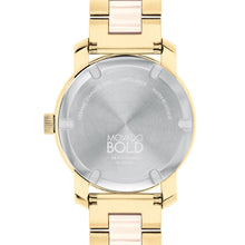 Load image into Gallery viewer, Movado - Bold Ceramic 36 mm Taupe &amp; Gold Case Crystal Dial - 3600785