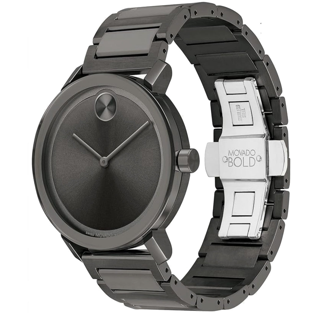 Movado - Bold Evolution 40 mm Gunmetal Stainless Case & Bracelet - 3600796