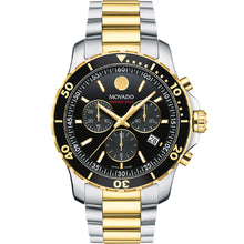 Load image into Gallery viewer, Movado - 800 Series 42 mm Two-Tone Case &amp; Bracelet Black Dial - 2600146